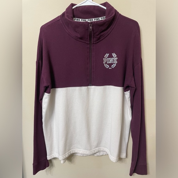 Victoria Secret Half Zip Pull Over - Picture 2 of 5